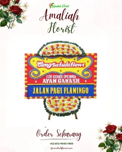 Bunga Papan Congratulation di Lawangirung